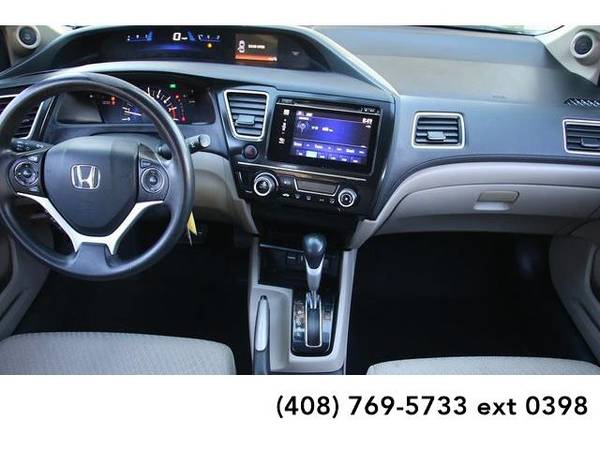 2015 Honda Civic sedan SE 4D Sedan (White) for sale in Brentwood, CA – photo 4