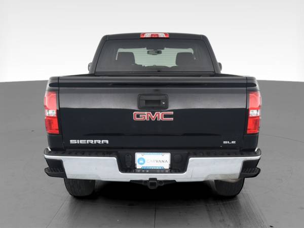 2018 GMC Sierra 1500 Double Cab SLE Pickup 4D 6 1/2 ft pickup Black... for sale in Hobart, IL – photo 9