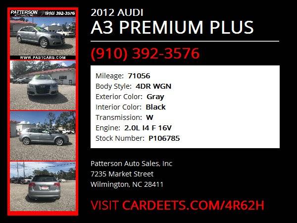 2012 AUDI A3 PREMIUM PLUS for sale in Wilmington, NC – photo 22