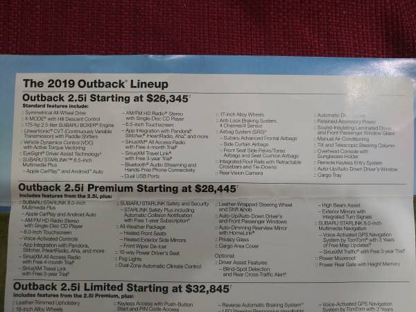 2019 Subaru Outback 2.5i Premium (Clean Title, 22,000miles) - cars &... for sale in San Jose, CA – photo 9