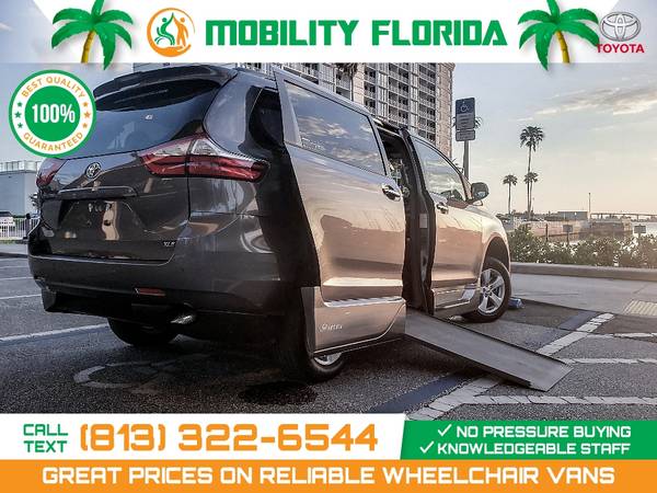 2019 Toyota Sienna - Wheelchair Accessible Handicap Van - cars & for sale in Gibsonton, FL – photo 3