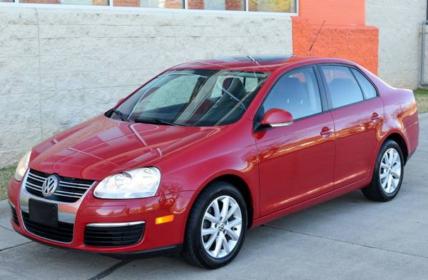 Red 2010 Volkswagen Jetta SE - Black Leather - Moonroof - 5 Speed for sale in Raleigh, NC – photo 6