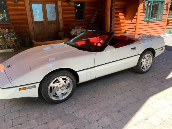 1990 Corvette Convertible W/Hardtop 07830 Original Miles - cars &... for sale in Silverdale, WA