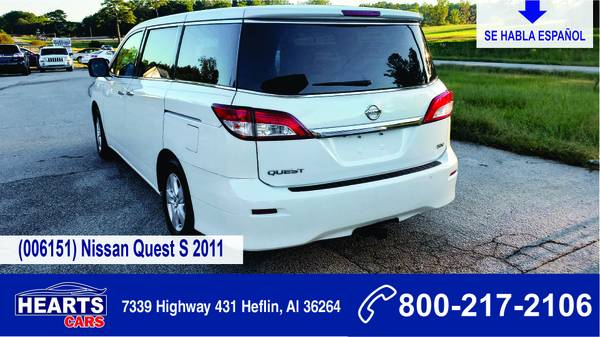 Nissan Quest S 2011-VERY PRETTY (006151) - cars & trucks - by dealer... for sale in Heflin, AL – photo 4