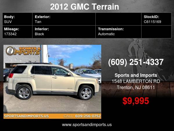 2012 GMC Terrain AWD 4dr SLE-2 - cars & trucks - by dealer - vehicle... for sale in Trenton, NJ – photo 2