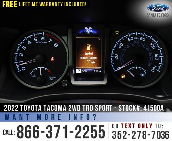 22 Toyota Tacoma 2WD TRD Sport Wireless Charging Pad, WiFi for sale in Alachua, FL – photo 15