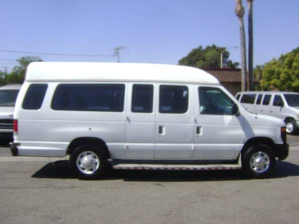 08 Ford E350 High-Top Extended Cargo Passenger Van RV Handicap... for sale in Corona, CA – photo 3