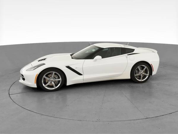 2014 Chevy Chevrolet Corvette Stingray Coupe 2D coupe White -... for sale in Providence, RI – photo 4
