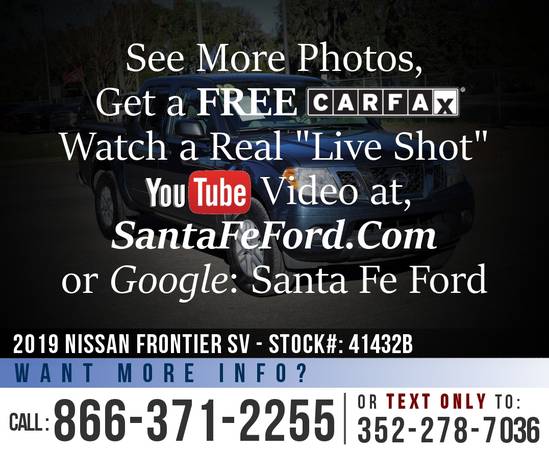 2019 Nissan Frontier SV Bluetooth, Cruise Control, Touchscreen for sale in Alachua, AL – photo 21
