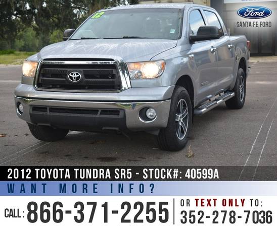 2012 Toyota Tundra SR5 *** Camera, Homelink, Tinted Windows *** -... for sale in Alachua, FL – photo 3