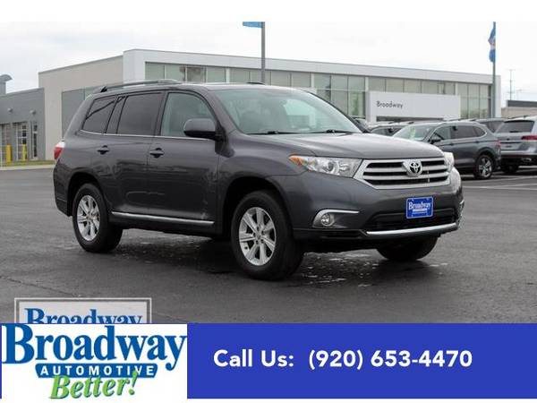 2012 Toyota Highlander SUV SE - Toyota Magnetic Gray Metallic - cars for sale in Green Bay, WI