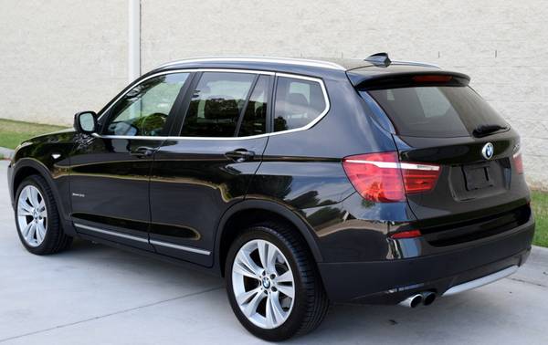 Black 2011 BMW X3 35i - Sport Package - Pano Roof - 92k Miles - cars for sale in Raleigh, NC – photo 3