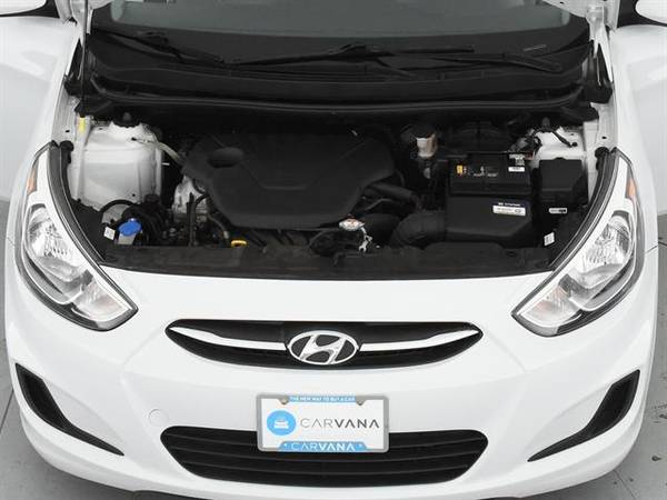 2017 Hyundai Accent SE Sedan 4D sedan White - FINANCE ONLINE for sale in Denver , CO – photo 4