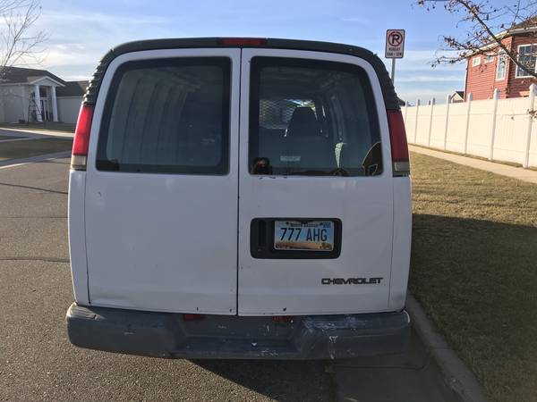 chevy work/cargo van - cars & trucks - by owner - vehicle automotive... for sale in West Fargo, ND – photo 4