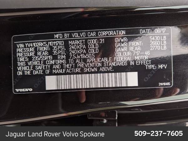 2018 Volvo XC60 Momentum AWD All Wheel Drive SKU:J1011783 - cars &... for sale in Spokane, MT – photo 23