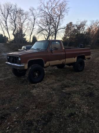 1982 Chevy 454 4x4 - cars & trucks - by owner - vehicle automotive... for sale in Lincoln, NE