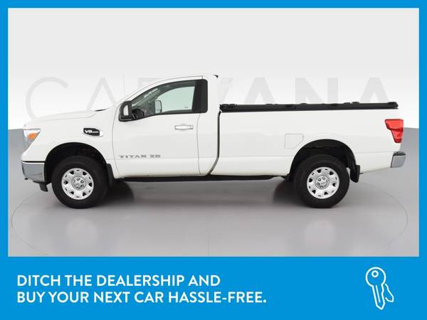 2017 Nissan TITAN XD Single Cab SV Pickup 2D 8 ft pickup White for sale in Beaumont, TX – photo 4