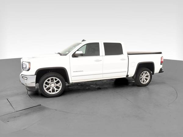 2016 GMC Sierra 1500 Crew Cab SLT Pickup 4D 5 3/4 ft pickup White -... for sale in Arlington, District Of Columbia – photo 4