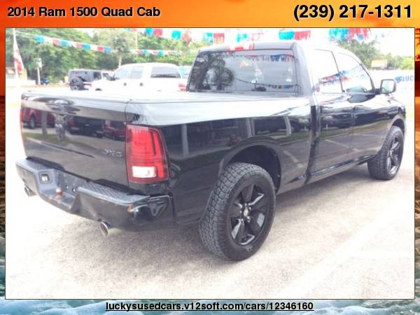2014 Ram 1500 Quad Cab Express Pickup 4D 6 1/3 ft Lucky's SW Premier... for sale in North Fort Myers, FL – photo 6