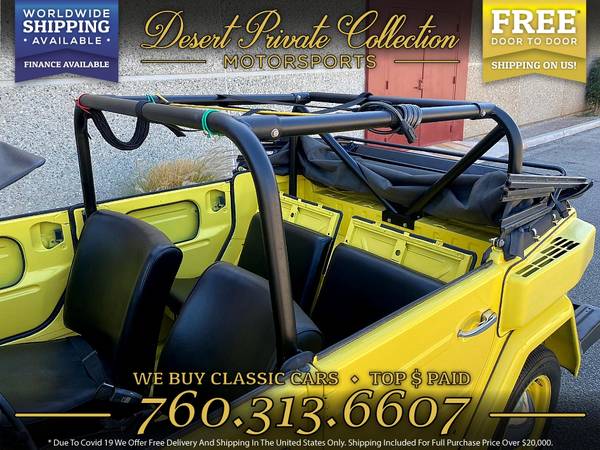 1973 Volkswagen Thing Type 181 Convertible, removable roll bar Wagon for sale in Palm Desert, NY – photo 7