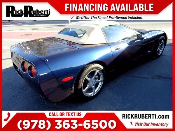 2001 Chevrolet Corvette 2dr 2 dr 2-dr Convertible FOR ONLY 284/mo! for sale in Fitchburg, MA – photo 5