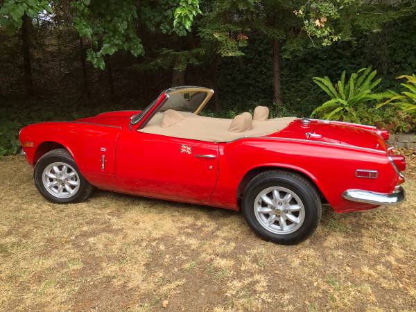 triumph spitfire 1970 mk3 - cars & trucks - by owner - vehicle... for sale in Cloverdale, CA – photo 4