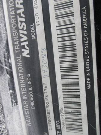 99 INTERNATIONAL 4700 7.3 DIESEL 14' BOX TRUCK BIG TRUCK SMALL PRICE for sale in PELHAM, MA – photo 21