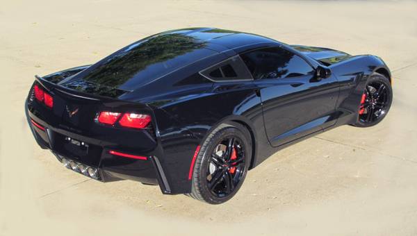 2016 Corvette coupe, Black/Black, 2LT, auto, black wheels, 19K for sale in Janesville, WI – photo 3