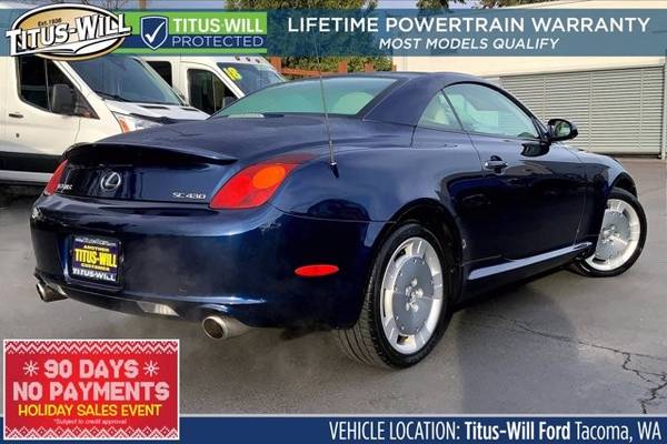 2002 Lexus SC 430 430 Convertible - cars & trucks - by dealer -... for sale in Tacoma, WA – photo 14