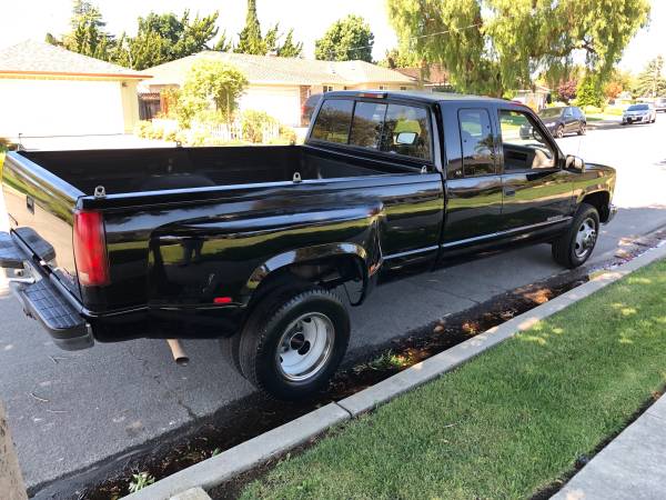 1998 gmc Sierra extended cab 3500 1 ton dually original Owner Lowmiles for sale in Fremont, CA – photo 2