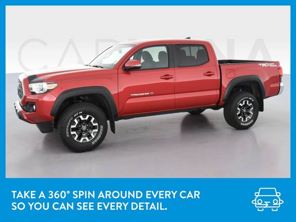 2018 Toyota Tacoma Double Cab TRD Off-Road Pickup 4D 5 ft pickup Red for sale in Fort Myers, FL – photo 3