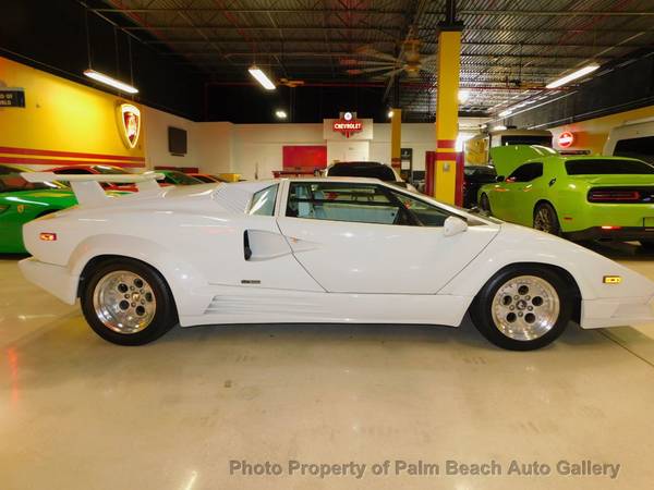 1989 *Lamborghini* *Countach* *Base Trim* White for sale in Boynton Beach , FL – photo 9