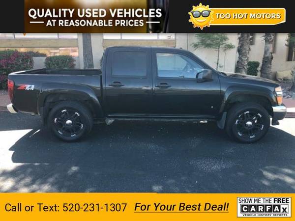 2007 Chevy Chevrolet Colorado LT pickup Black - - by for sale in Tucson, AZ