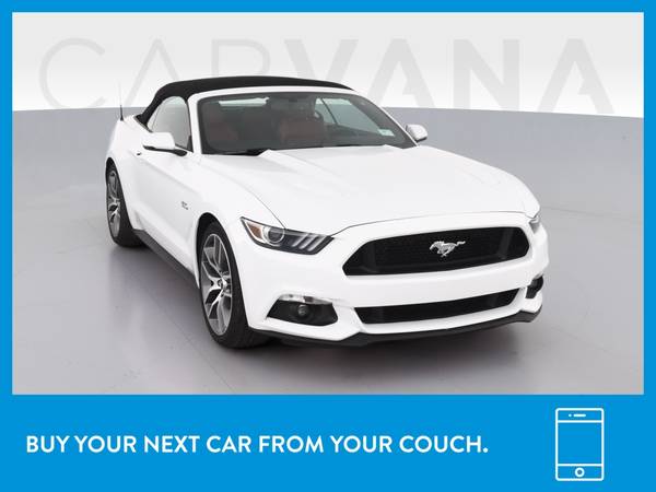 2015 Ford Mustang GT Premium Convertible 2D Convertible White for sale in Atlanta, LA – photo 12