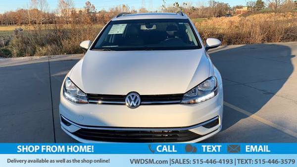 2018 VW Volkswagen Golf SportWagen SE hatchback White - cars & for sale in Johnston, IA – photo 8