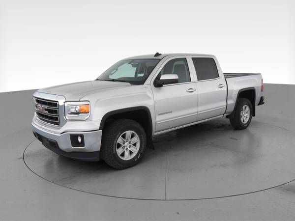 2015 GMC Sierra 1500 Crew Cab SLE Pickup 4D 6 1/2 ft pickup Silver -... for sale in Imperial Beach, CA – photo 3
