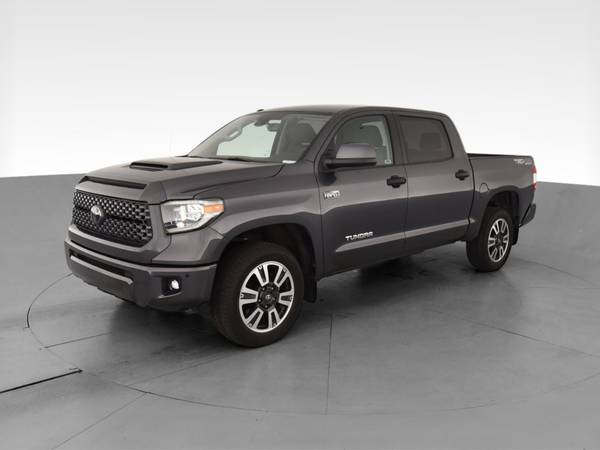 2018 Toyota Tundra CrewMax SR5 Pickup 4D 5 1/2 ft pickup Gray - -... for sale in Palmdale, CA – photo 3