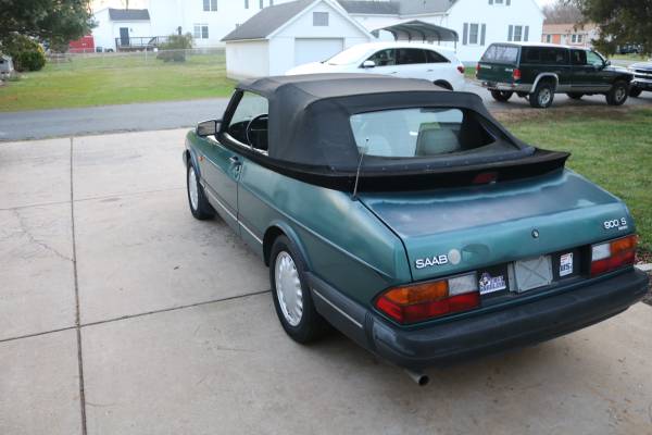 1994 Saab 900 S Turbo Convertible - cars & trucks - by owner -... for sale in Fredericksburg, VA – photo 5