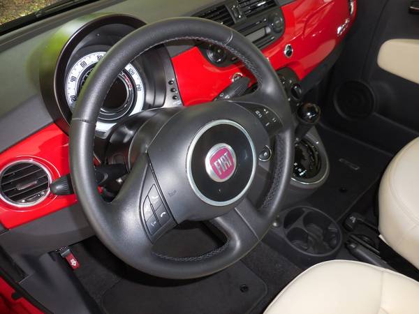 2012 Fiat 500 Convertible 34k Miles Automatic Leather 29/33 mpgs... for sale in Fort Myers, FL – photo 14