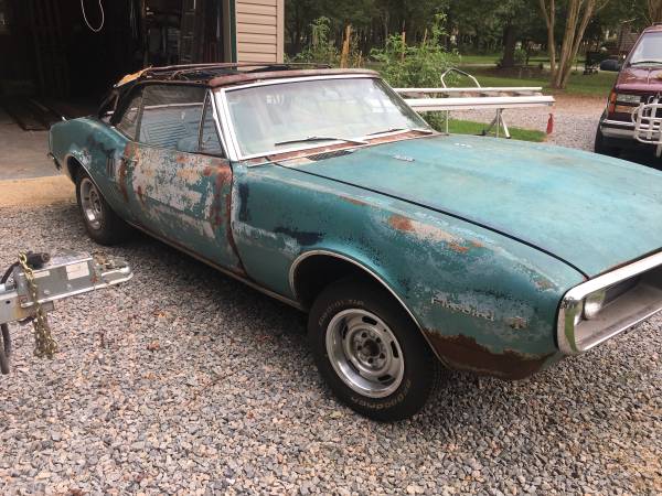 1967 firebird convertible - cars & trucks - by owner - vehicle... for sale in Carrollton, VA – photo 2
