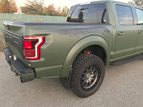 ONE OF A KING RAPTOR with MILITARY GREEN WRAP over white - cars & for sale in San Carlos, CA – photo 23