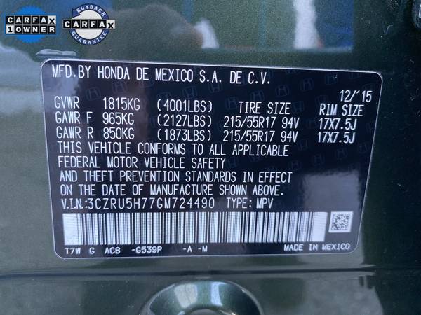 Honda HR-V Navigation Sunroof 1 Owner Bluetooth Cheap SUV Low... for sale in Winston Salem, NC – photo 19