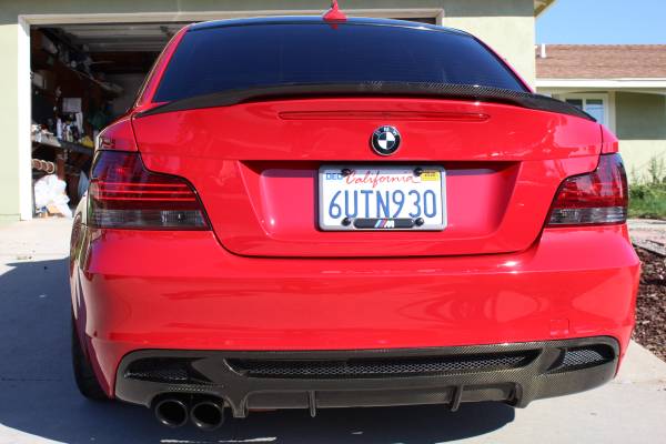 2011 BMW 135I Msport 6 MT Crimson Red canyon carver/DD, 62,214 Miles... for sale in Oceanside, CA – photo 14