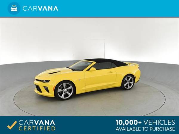 2017 Chevy Chevrolet Camaro SS Convertible 2D Convertible Yellow - for sale in Norfolk, VA – photo 7
