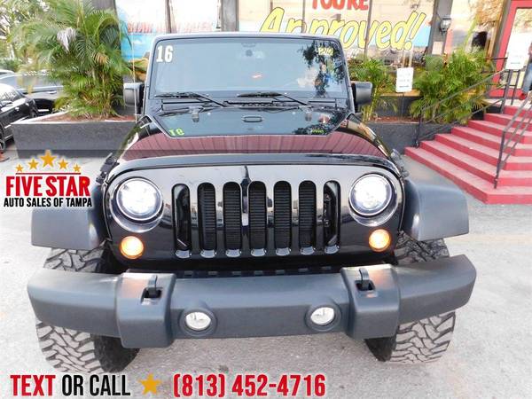 2016 Jeep Wrangler Unlimited S Unlimited Sport TAX TIME DEAL!!!!!... for sale in TAMPA, FL – photo 2
