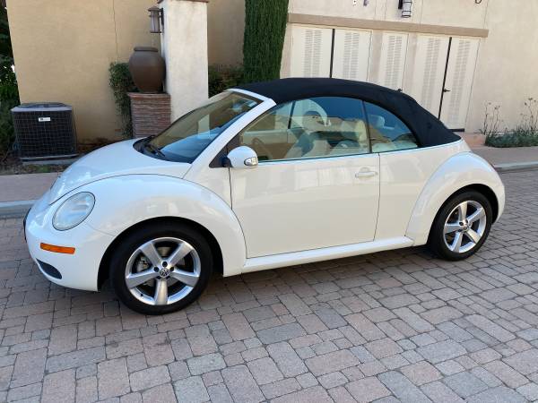 SUPER CLEAN 2007 VW BEETLE TRIPLE WHITE AUTO LOADED RUNS GREAT!! -... for sale in Covina, CA – photo 2