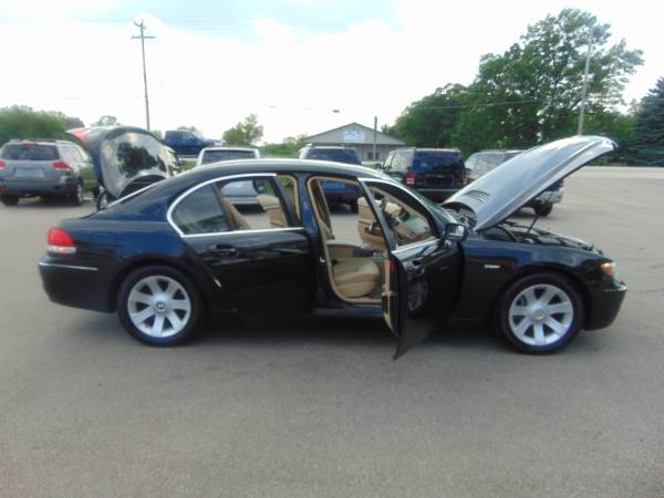 2006 BMW 750I LEATHER V8 LOADED MOON NEWER TIRES CLEAN IN/OUT BLACK... for sale in Union Grove, WI – photo 24