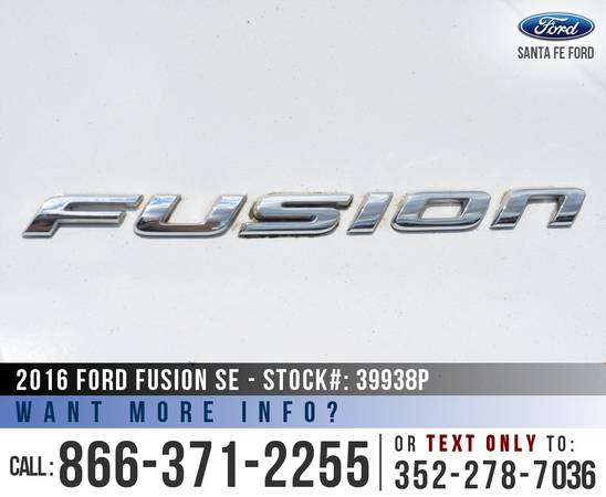 *** 2016 Ford Fusion SE *** SYNC - Bluetooth - Touchscreen - Camera for sale in Alachua, GA – photo 9