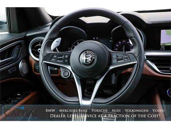 Alfa Romeo Stelvio w/20 Wheel PKg, Adaptive Cruise, etc! Like a Q3 for sale in Eau Claire, WI – photo 14