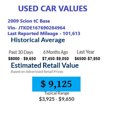 2009 Scion tC Coupe Carfax Low Miles - - by dealer for sale in Burlington, NJ – photo 7
